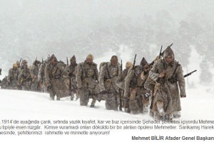 SARIKAMIŞ ŞEHİTLERİMİZİ SAYGIYLA ANIYORUZ