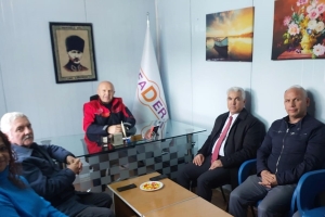 SGK İL MÜDÜRÜNDEN GENEL MERKEZE ZİYARET GERÇEKLEŞTİ