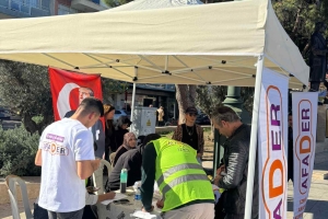 AFADER İZMİR ŞUBE BAŞKANLIĞI GAZİEMİR'DE STAND AÇARAK TANITIM YAPTI