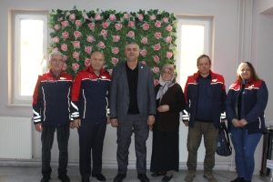 GENEL BAŞKAN VE HEYETİ SAV BELEDİYE BAŞKANINA ZİYARET GERÇEKLEŞTİRDİ