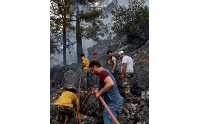ORMAN YANGININDA AKTİF GÖREV ALDIK