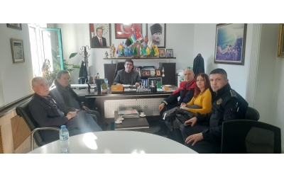 YÖNETİM KURULU EĞİRDİR BELEDİYESİNE ZİYARETTE BULUNDU