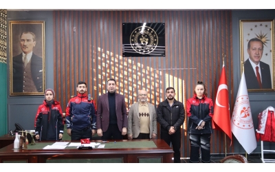 TAŞKALE VE EKİBİ GENÇLİK SPOR İL MÜDÜRLÜĞÜ ZİYARETİNDE
