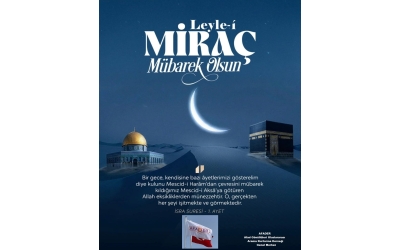 Miraç Kandilimiz Mübarek Olsun