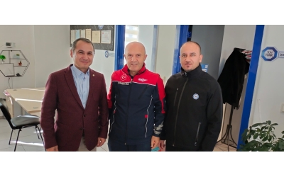 BAŞKAN'DAN TÜV ARAÇ MUAYENE İSTASYONUNA ZİYARET