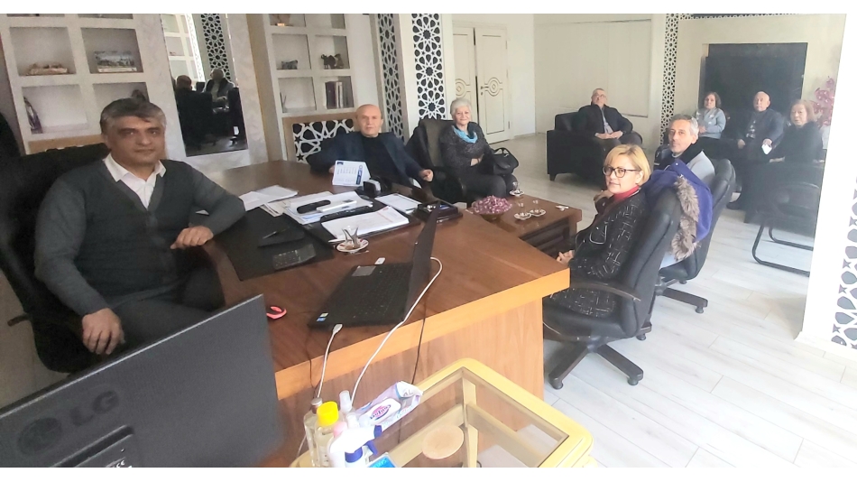 Yönetim ve Kadın Kolları Kurulu Öğretmen Evi Müdürlüğüne Ziyarette bulunduk.