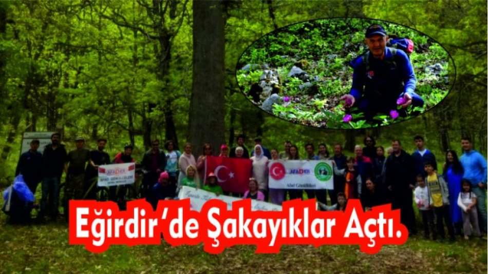 EĞİRDİR'DE ŞAKAYIKLAR AÇTI