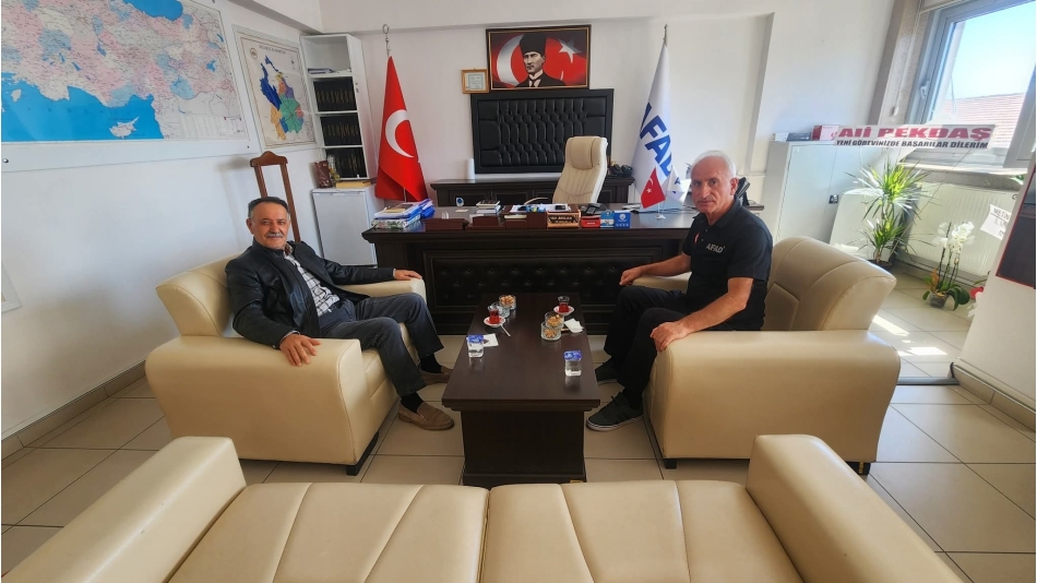 AKSARAY TEMSİLCİMİZDEN AFAD İL MÜDÜRLÜĞÜNE ZİYARET
