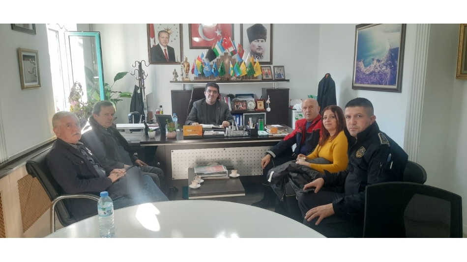 YÖNETİM KURULU EĞİRDİR BELEDİYESİNE ZİYARETTE BULUNDU