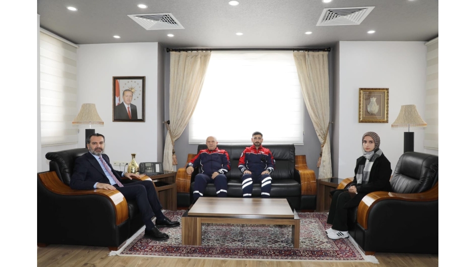 ELAZIĞ BELEDİYE BAŞKANI ŞERİFOĞULLARI'NA MAKAMINDA ZİYARET GERÇEKLEŞTİRİLDİ