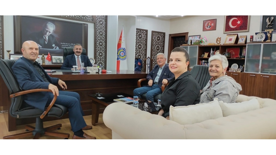 AFADER ISPARTA EMNİYET MÜDÜRÜNE ZİYARETTE BULUNDUK