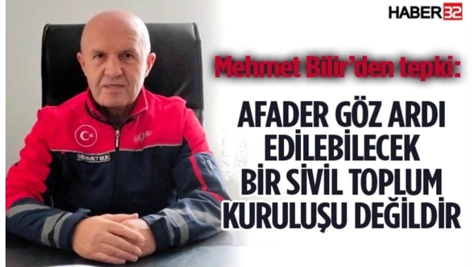 AFADER GÖZ ARDI EDİLEBİLECEK BİR SİVİL TOPLUM KURULUŞU DEĞİLDİR.