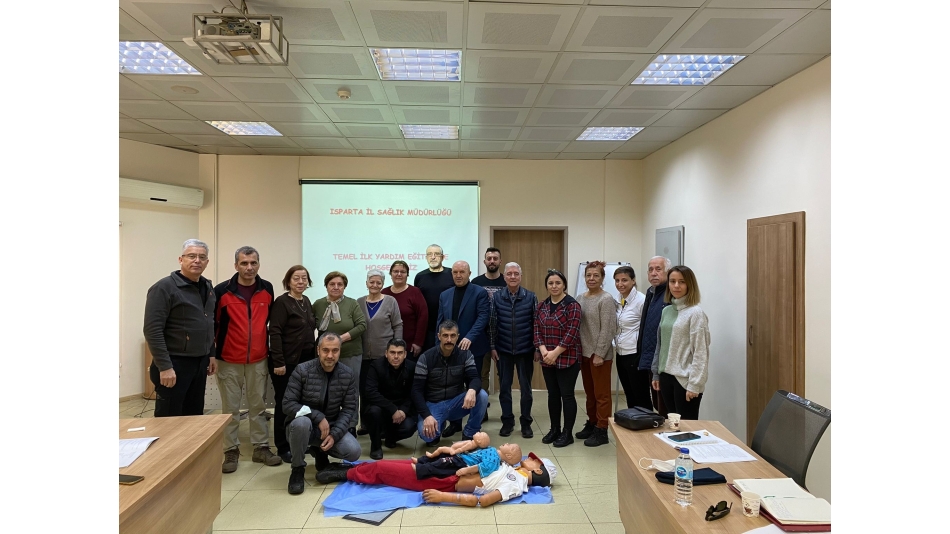 İLK YARDIM EĞİTİMİ TAMAMLANDI