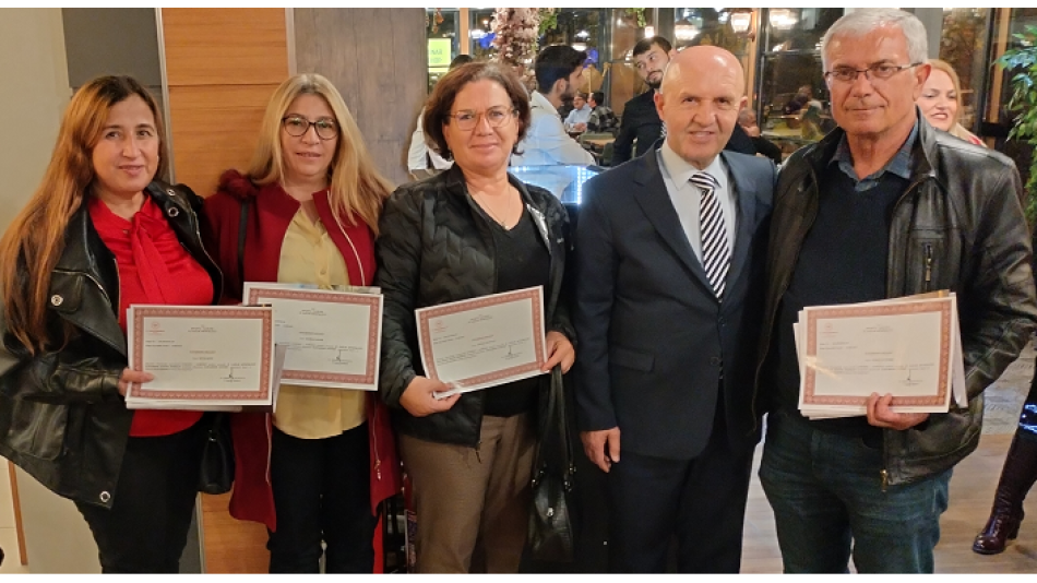 İLK YARDIM SERTİFİKALARI TESLİM EDİLDİ