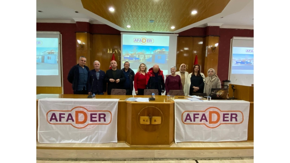 AFADER Olağan Genel Kurulu Gerçekleşti