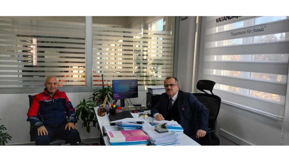 GENEL BAŞKAN'DAN NÜFUS MÜDÜRLÜĞÜNE HAYIRLI OLSUN ZİYARETİ