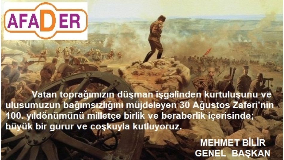 ZAFER NBAYRAMIMIZIN 100. YIL DÖNÜMÜ KUTLAMA